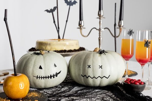 Una idea de decoraci&oacute;n de Halloween f&aacute;cil